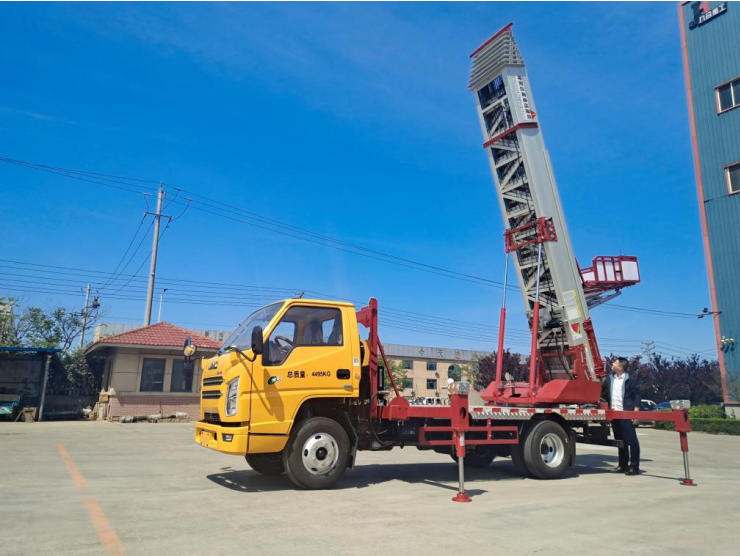 沙湖原种场常年租赁32米云梯车