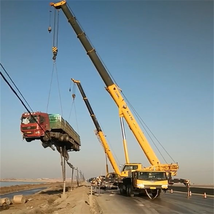 沙湖原种场吊车怎么吊货车